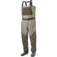 Waterproof Breathable Chest Fly Fishing wader with Neoprene Stockfoot for Men